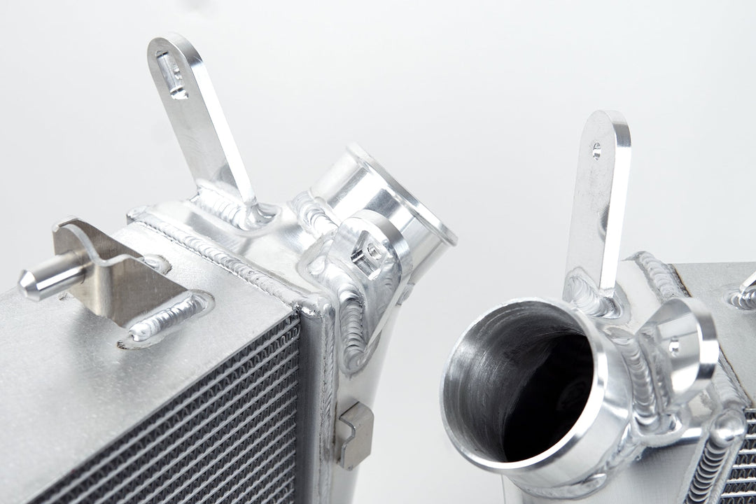 CSF - High-Performance Twin Intercooler Set for Audi C8 RS6/RS7  - Raw Billet