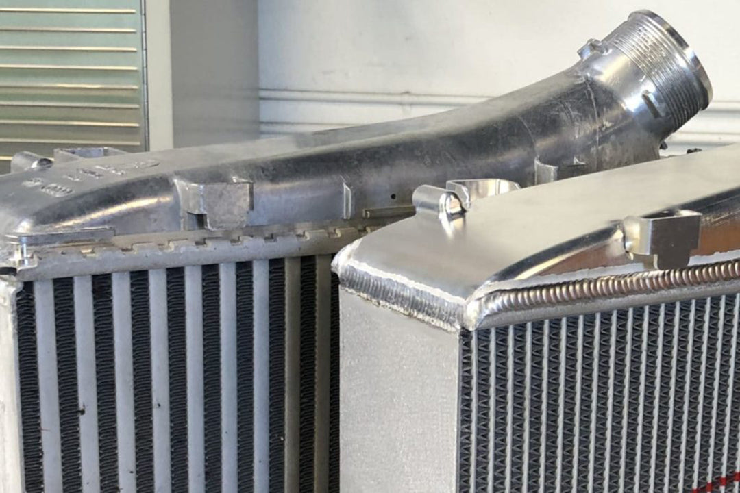 CSF - High-Performance Twin Intercooler Set for Audi C8 RS6/RS7  - Raw Billet
