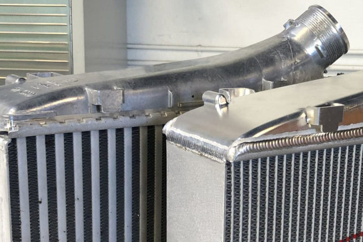 CSF - High-Performance Twin Intercooler Set for Audi C8 RS6/RS7  - Raw Billet